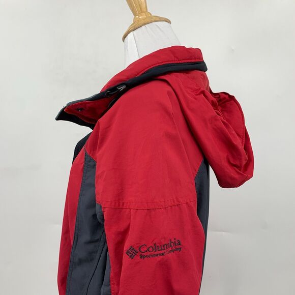 Columbia Interchange Jacket Womens M Medium Red Full Zip *No Removable Lining - Picture 7 of 15